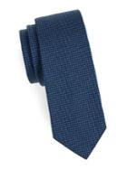Barbara Blank Dotted Cotton Tie