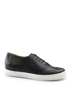 G.h. Bass Lacey Leather Lace-up Brogued Sneakers