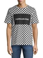 Calvin Klein Jeans Logo Checkerboard Cotton Tee