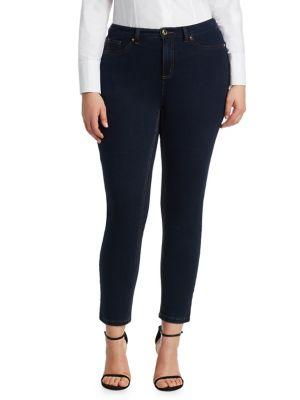 Ashley Graham X Marina Rinaldi Idillio Jersey Denim Slim Jeans