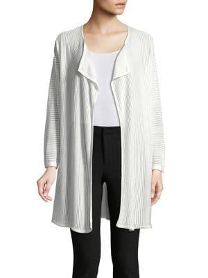 Nipon Boutique Sheer Stripe Cardigan