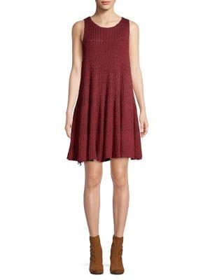 Free People Sleeveless Waterfall Ruffle Dress