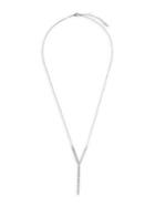 Sole Society Silvertone Stone-studded Y Necklace