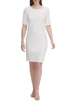 Tommy Hilfiger Deconstructed Floral Sheath Dress
