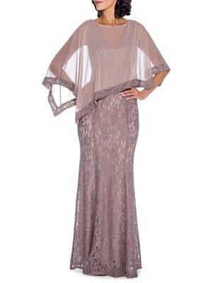 Decode 1.8 Lace Poncho Gown