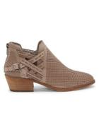 Vince Camuto Pranika Perforated Suede Booties