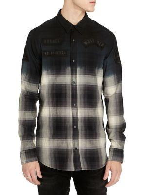 Buffalo David Bitton Silvont Ombre Button-down Shirt