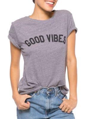 Suburban Riot Good Vibes Graphic Loose Tee