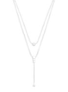 Design Lab Lord & Taylor Long Disc Two-row Necklace