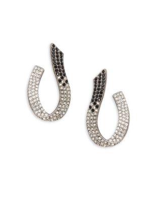 Nadri Crystal Two-tone Earrings