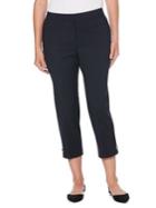 Rafaella Petite Lightweight Satin Twill Capri