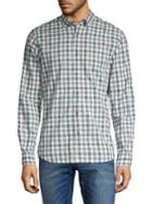 Black Brown Classic-fit Plaid Poplin Shirt