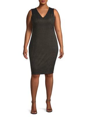 Rachel Rachel Roy Plus Printed Sheath Dress