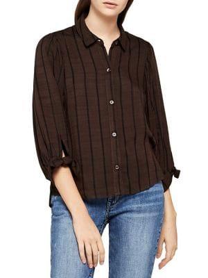 Bcbgeneration Striped Button-down Shirt
