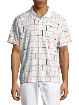 Lacoste Novak Djokovic Printed Short-sleeve Polo