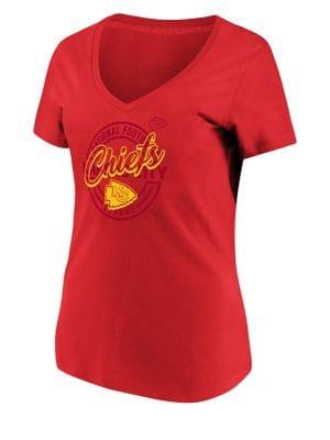 Majestic Kansas City Chiefs Nfl Break Free Cotton Jersey Tee