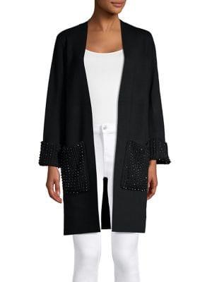 Kobi Halperin Niki Beaded Wool-blend Cardigan