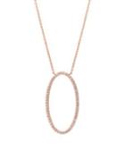 Morris & David 14k Rose Gold & 0.51 Tcw Diamond Pendant Necklace