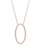 Morris & David 14k Rose Gold & 0.51 Tcw Diamond Pendant Necklace