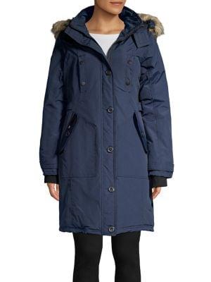 Canada Weather Gear Faux-fur Hooded Parka