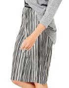 Miss Selfridge Stripe Plisse Midi Skirt