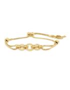 Cole Haan 7/25 Put A Ring On It Pull-tie Gold Statement Bracelet