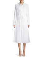 Calvin Klein Long Sleeve Drawstring Dress