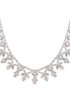Givenchy Crystal Studded Pendant Collar Necklace