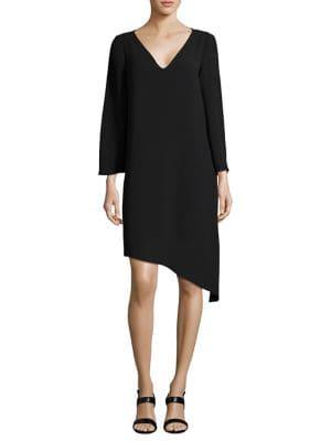 Adrianna Papell Asymmetric Shift Dress