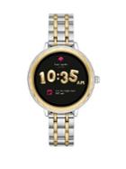 Kate Spade New York Scallop Touchscreen Two-tone Stainless Steel Smart Watch