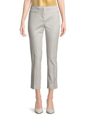Ellen Tracy Petite Cotton-blend Cropped Pants