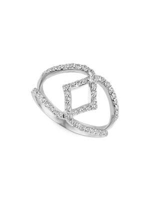 Morris & David 14k White Gold & 0.5 Tcw Diamond Ring