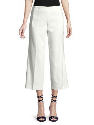 Elie Tahari Wide Leg Cropped Pants