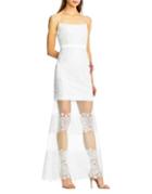 Aidan By Aidan Mattox Embroidered Fit-&-flare Dress