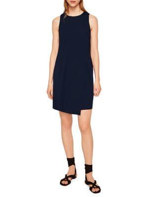 Mango Diagonal Double Layer Sheath Dress