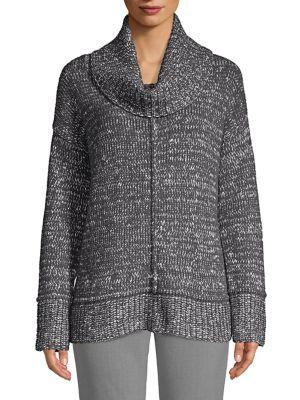 Jones New York Textured Cowlneck Sweater