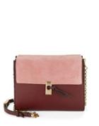 Louise Et Cie Vino Suede And Leather Crossbody Bag