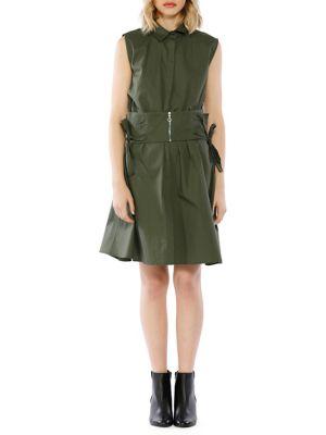 Walter Baker Sasha Belted-waist Cotton Shirtdress