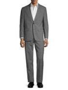 Lauren Ralph Lauren Classic-fit Pinstriped Wool Blend Suit