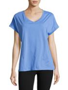 Lord & Taylor Cotton V-neck Tee
