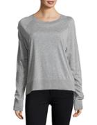Dkny Pure Ribbed Heathered Pullover