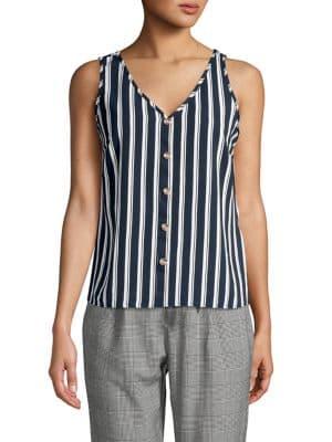 Vero Moda Sasha Striped Button Blouse