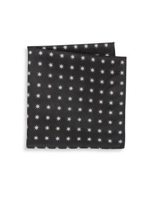 Lord Taylor Star Pocket Square