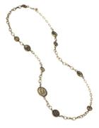 Betsey Johnson Throwback Betsey Coin Necklace