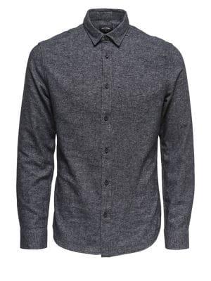 Only And Sons Onsking Flannel Button-down Shirt