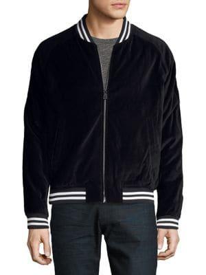 Tallia Orange Velvet Dragon Bomber Jacket