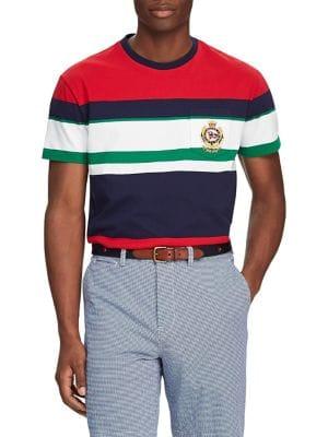 Polo Ralph Lauren Classic Fit Striped Pocket Tee