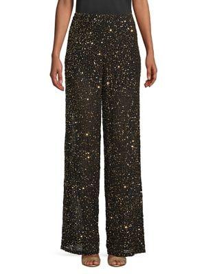 French Connection Sequin Embellished Trousers