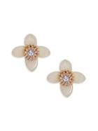 Design Lab Lord & Taylor Crystal-embellished Flower Earrings