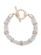 Lauren Ralph Lauren Crystal Two-tone Bracelet